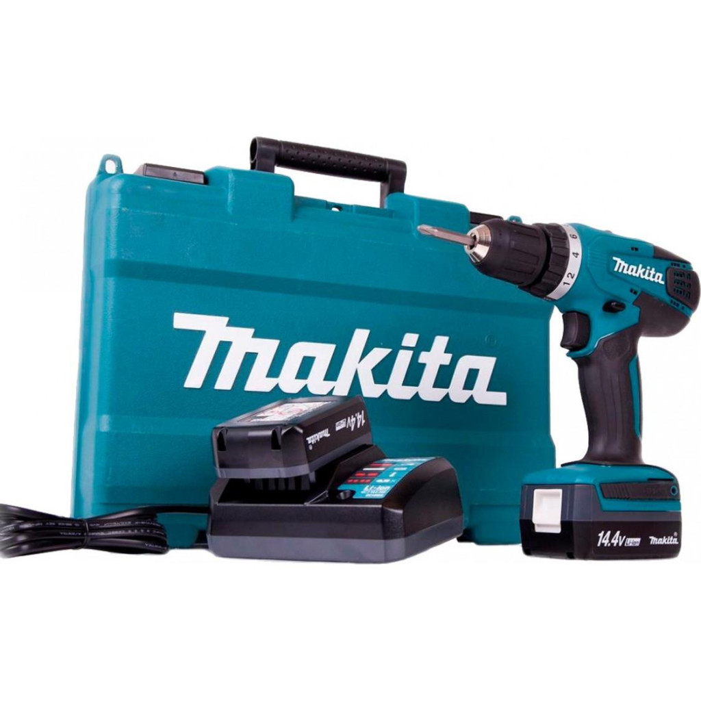 Шуруповерт Makita DF347DWE, 14,4В G-battery, 1,3Аг, 30 / 15Нм - зображення 2
