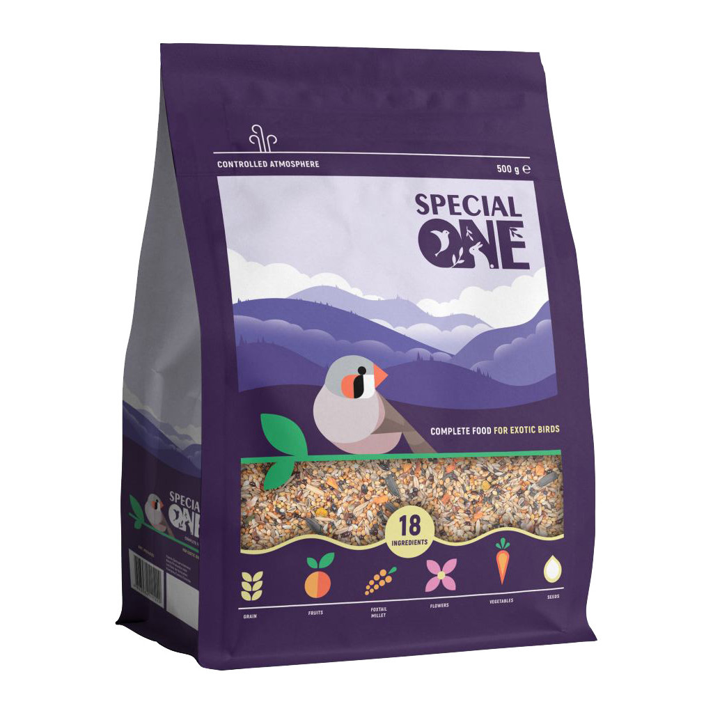 Корм для птахів Special One для екзотичних папуг 500 г (4823082421220) - зображення 1