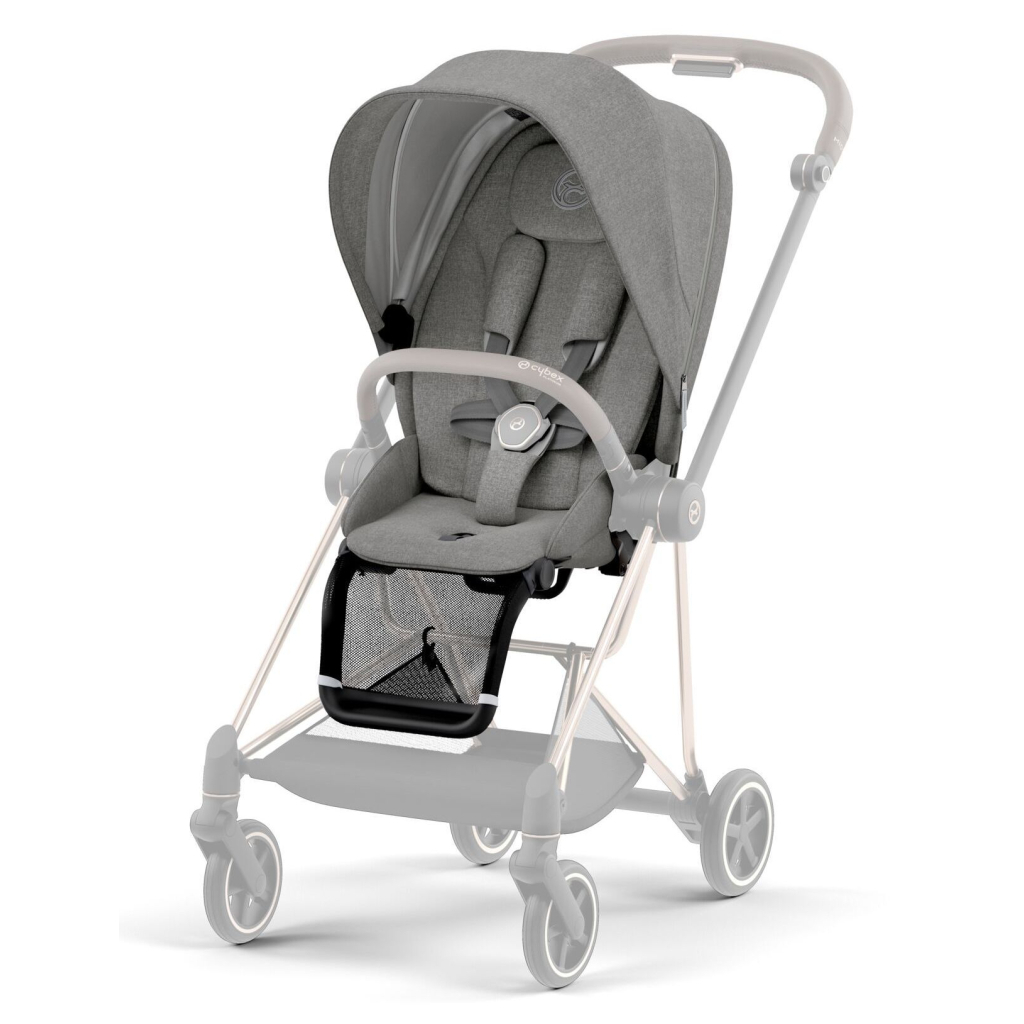 Набір текстилю для коляски Cybex Mios PLUS Manhattan Grey (521002579) - зображення 1