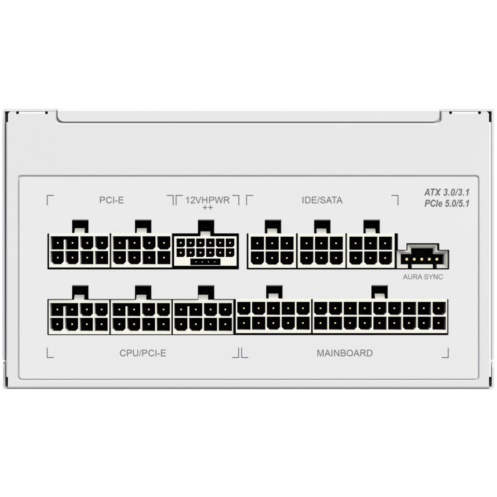 Блок живлення Gamemax 1050W (RGB1050 PRO WH (ATX3.0/3.1 PCI) - зображення 5