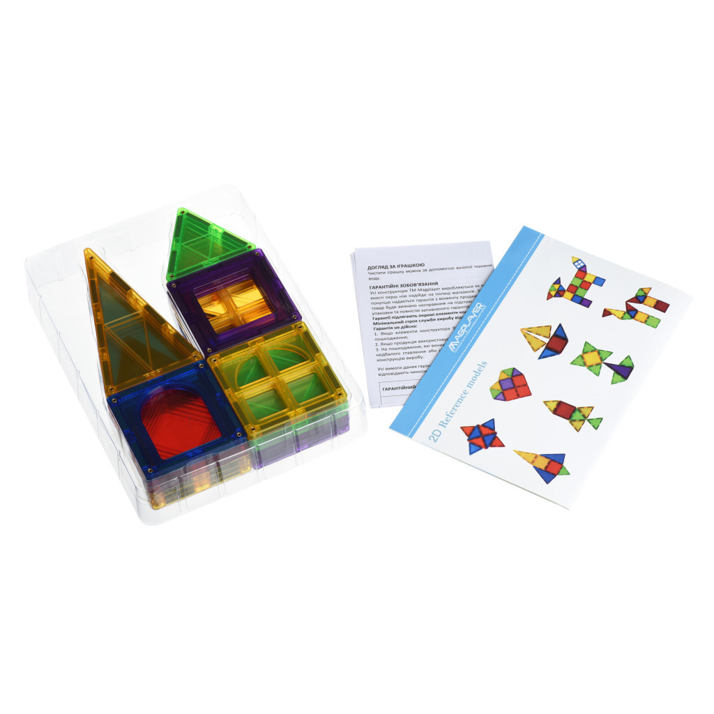 Конструктор Magplayer магнітні плитки 32 ел. (MPL-32) - зображення 2