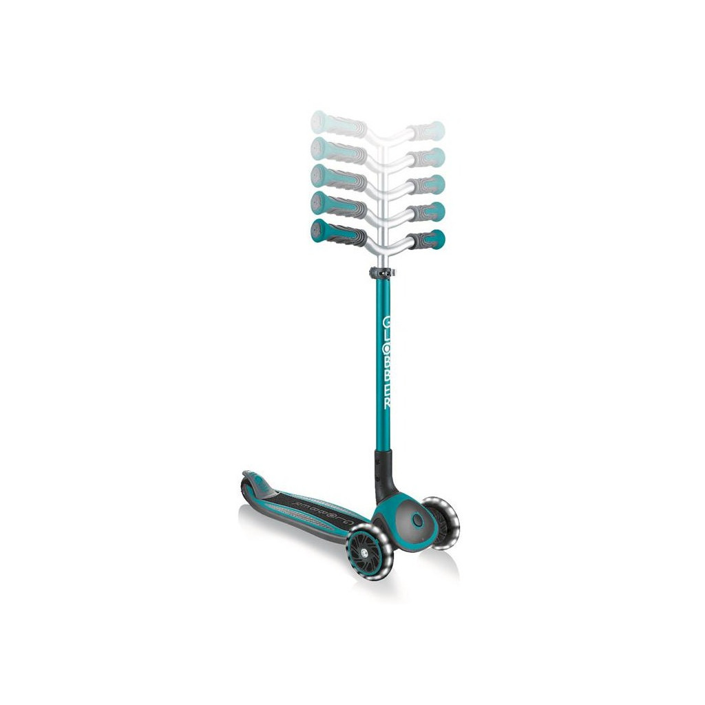 Самокат Globber Master Lights Led бірюзовий (662-105) - зображення 2