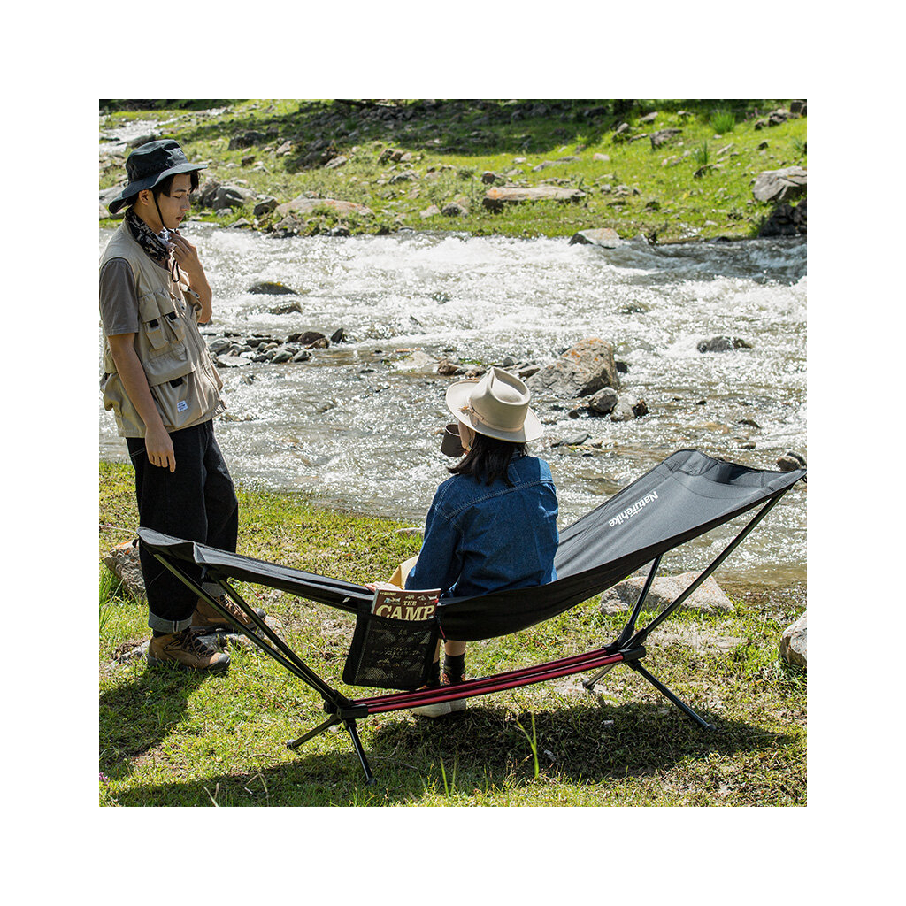Гамак Naturehike Outdoor Folding Hammock NH20JJ011 300D Oxford Black (6927595747834) - зображення 6