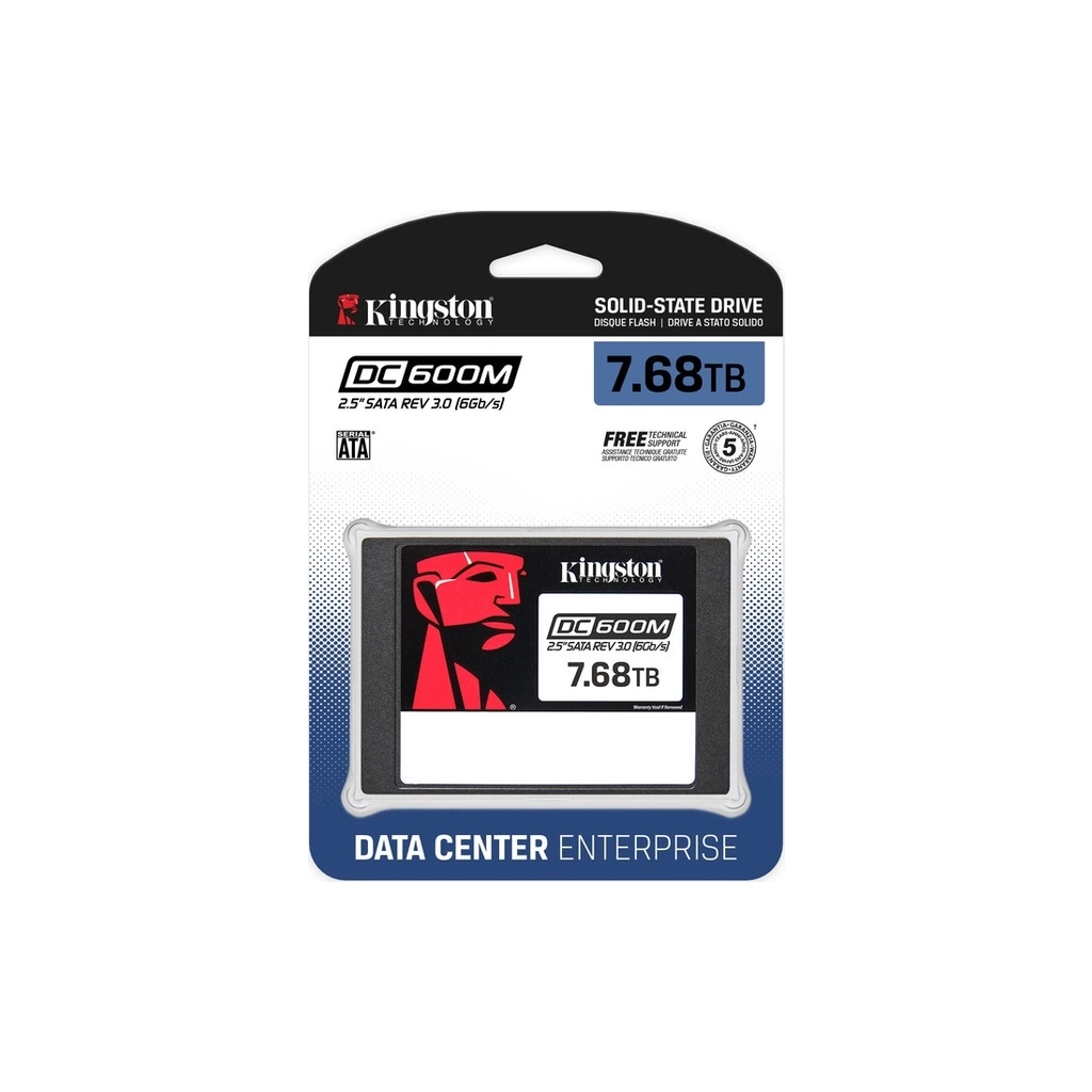 Накопичувач SSD 2.5" 7.68TB Kingston (SEDC600M/7680G) - зображення 3