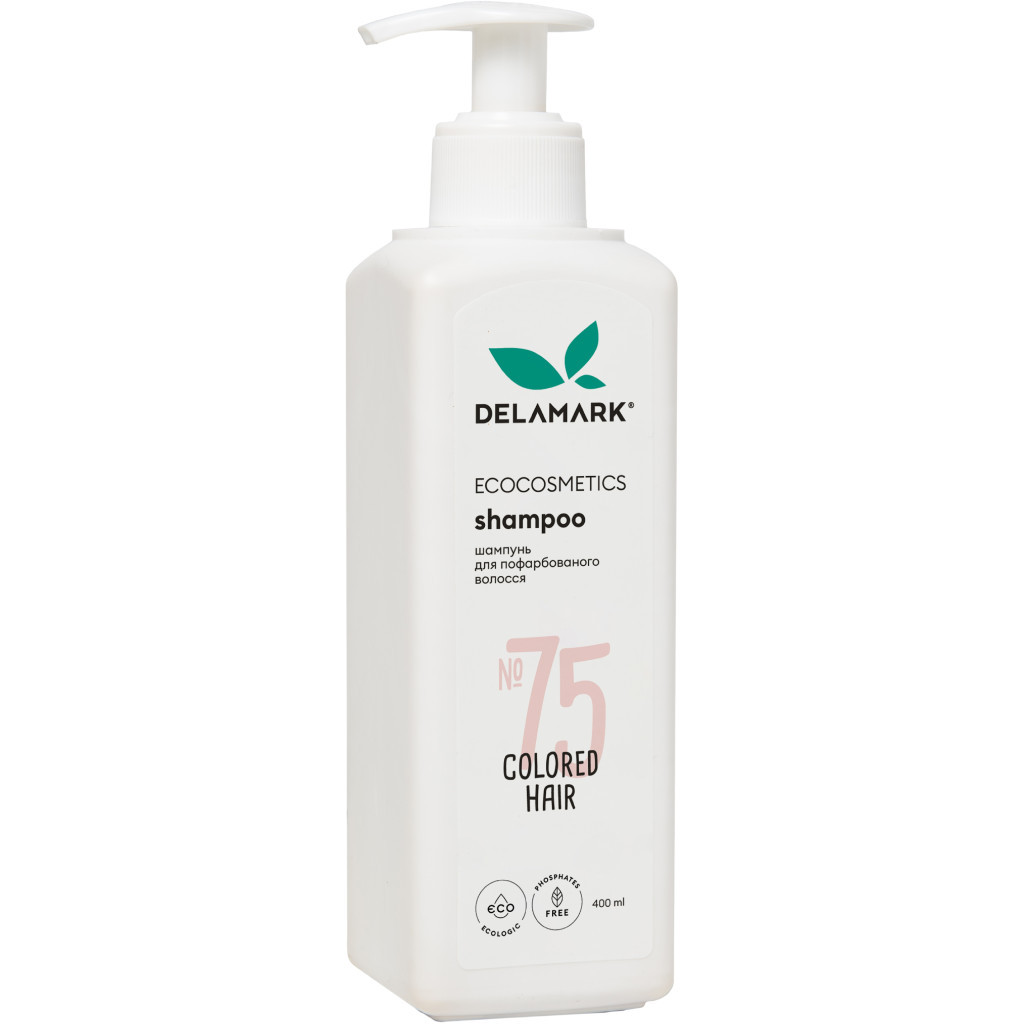 Шампунь DeLaMark для пофарбованого волосся 400 мл (4820152331212) - зображення 1
