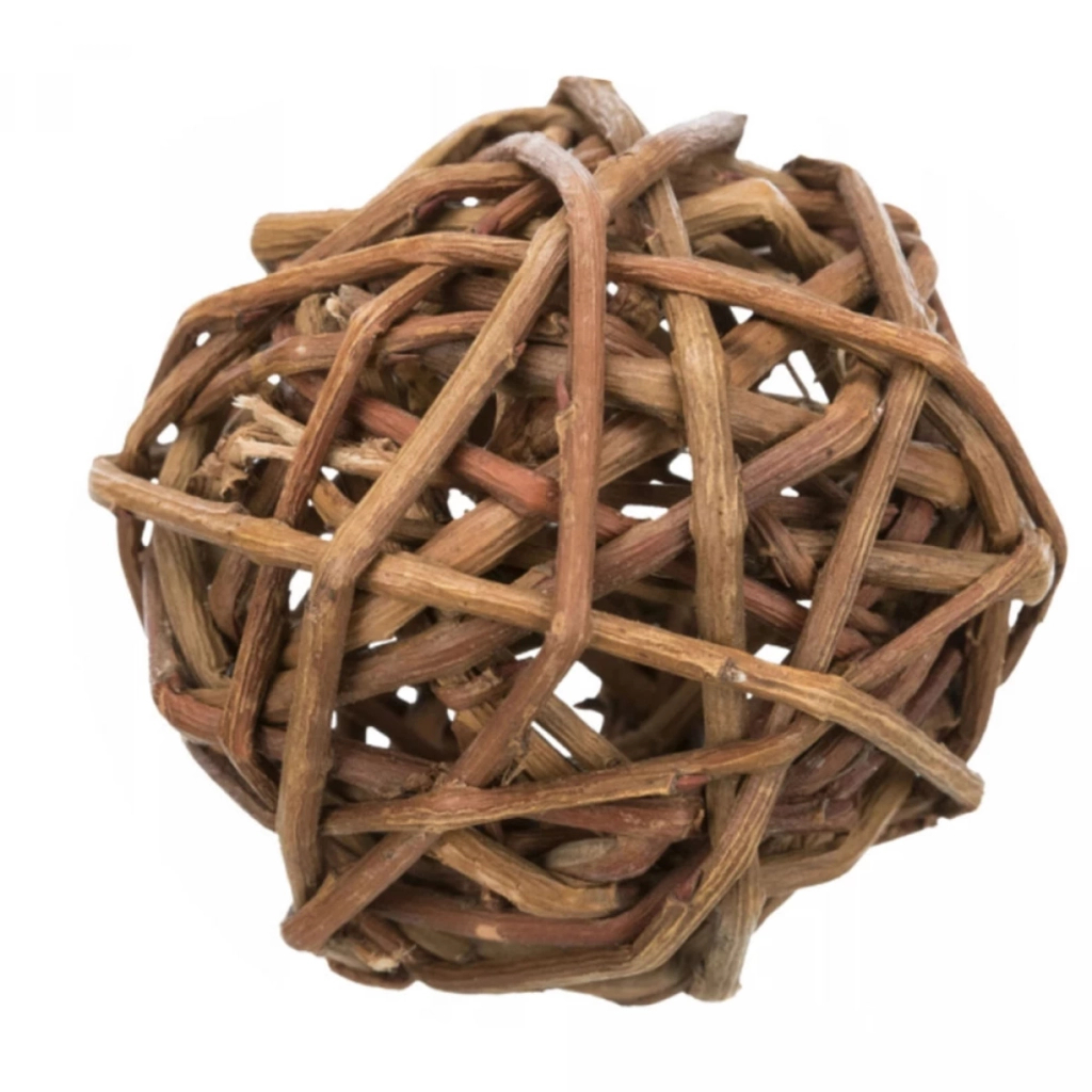 Іграшка для гризунів Trixie Плетена куля 6 см (4011905619415) - зображення 1