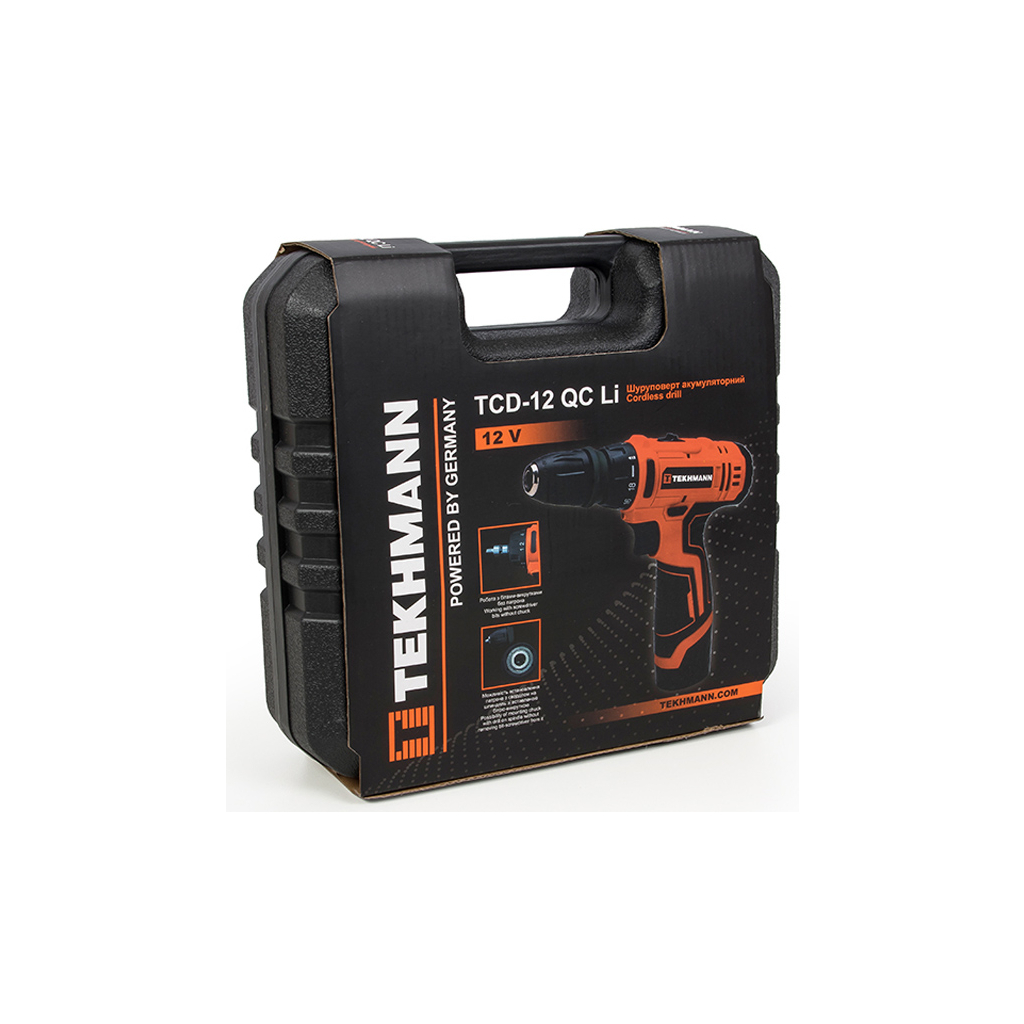 Шуруповерт Tekhmann TCD-12 QC Li (847983) - зображення 8