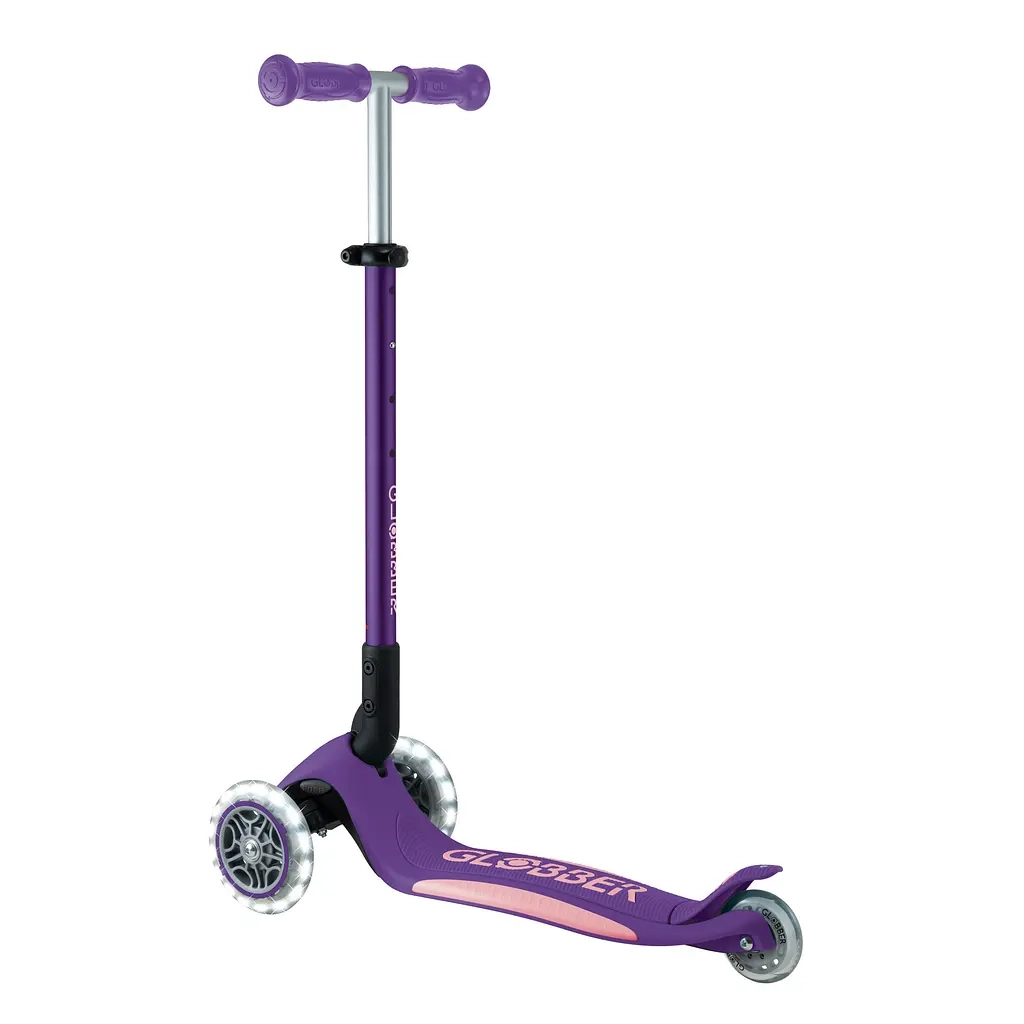 Самокат Globber серії Elite Lights фіолетово-рожевий Колеса з підсвічуванням (439-603-3) - зображення 5