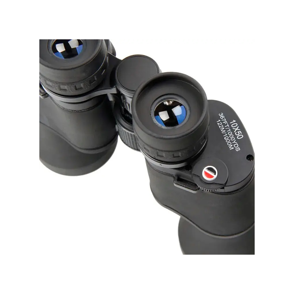 Бінокль Comet AXP111 10x50 з червоним фільтром в чохлі Чорний (AXP111-1050) - зображення 9