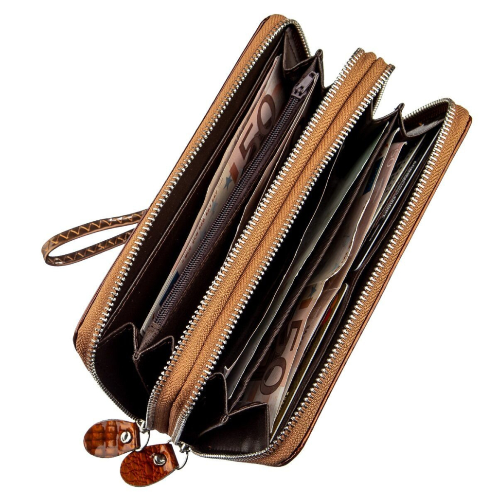 Гаманець Kivi З екошкіри Коричневий (19020) - зображення 3