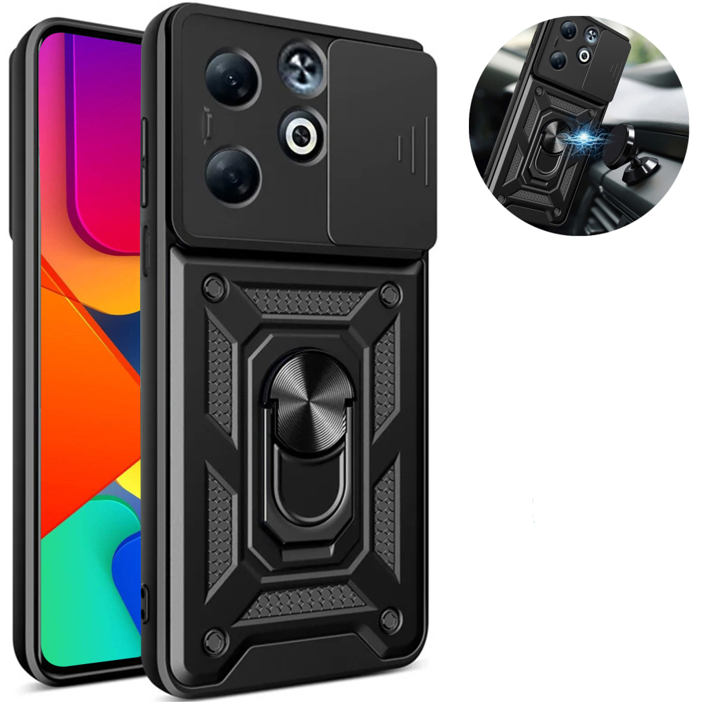 Чохол до мобільного телефона BeCover Military Infinix Smart 9 (X6532) Black (713049) - зображення 8