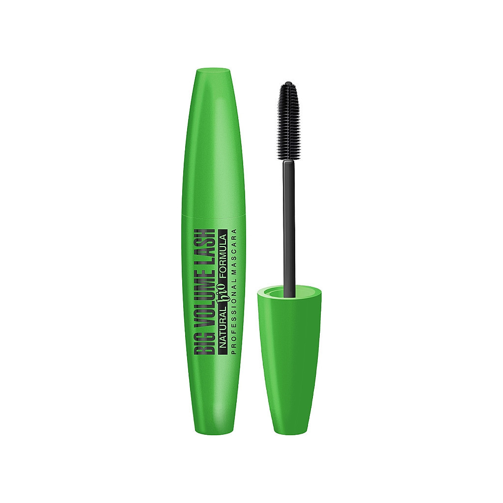 Туш для вій Eveline Cosmetics Big Volume Lash Natural Bio Formula Чорна 9 мл (5907609340573) - зображення 1