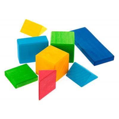 Конструктор Nic дерев'яний Різнокольоровий квадрат (NIC523343) - зображення 5