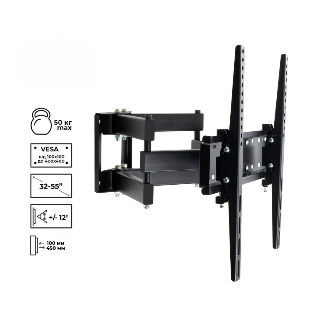 Кронштейн Charmount TV04T-R6 Black - зображення 9
