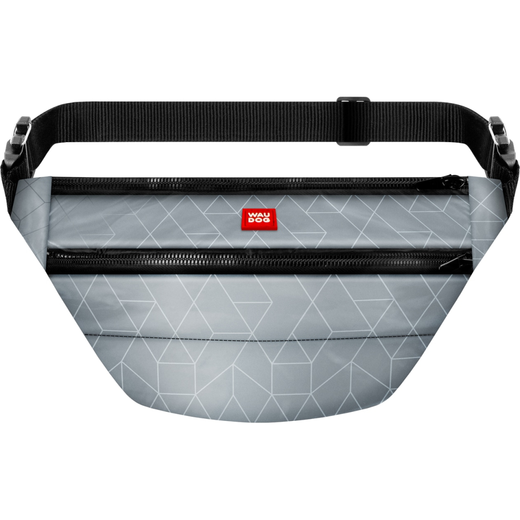 Поясна сумка-бананка для собак WAUDOG Family світловідбивна 33х17х10 см (5687) - зображення 3
