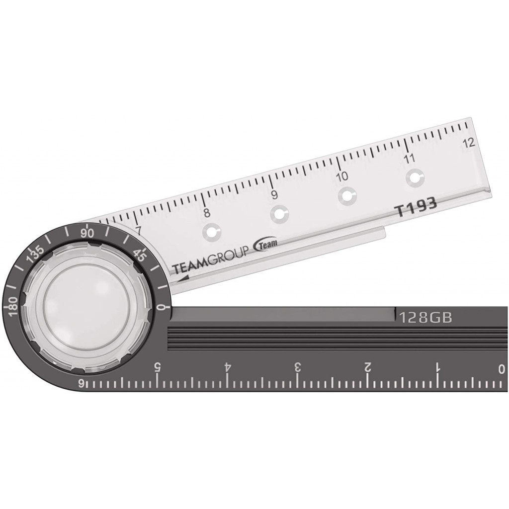 USB флеш накопичувач Team 128GB T193 Nickel Black USB 3.2 (TT193128GF01) - зображення 4