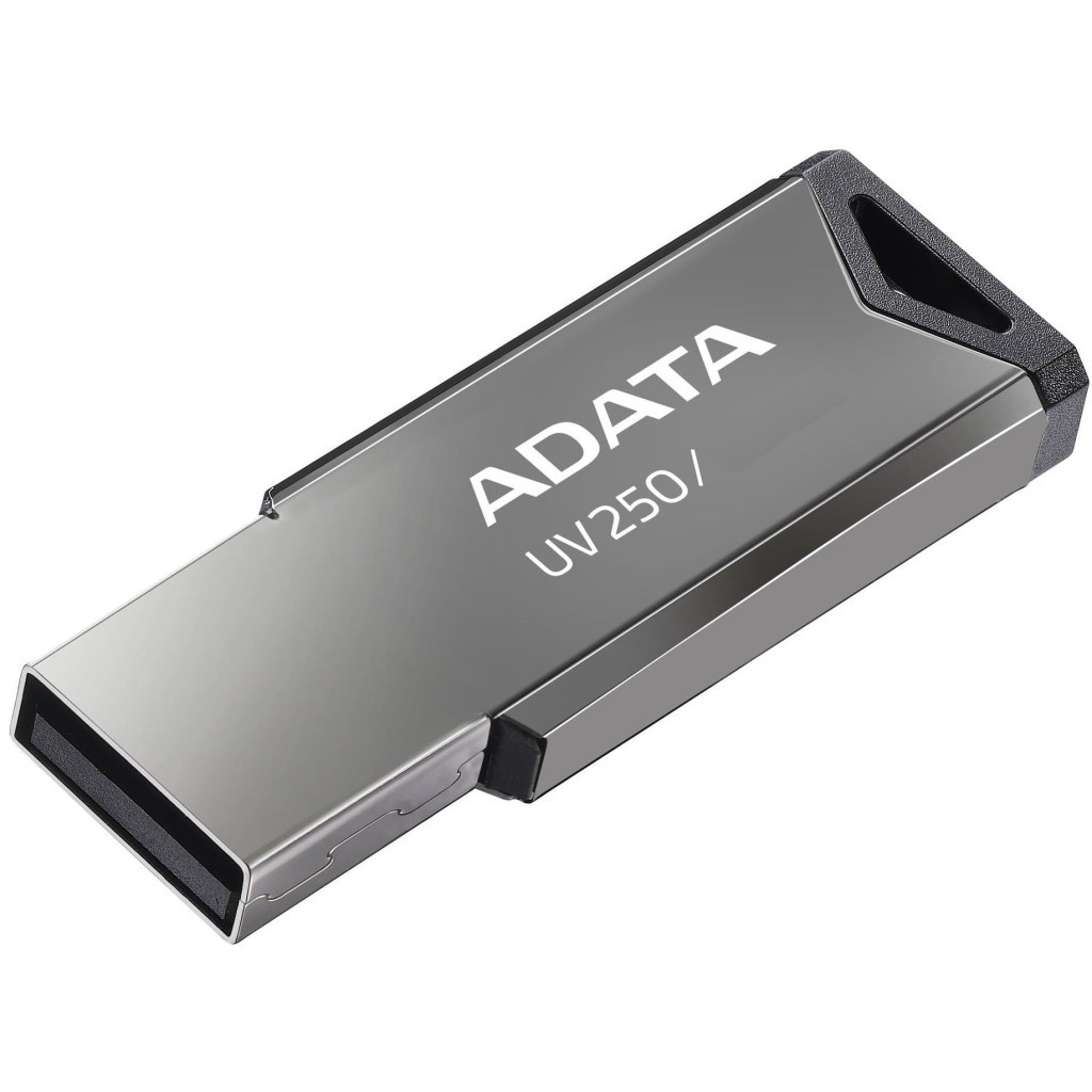 USB флеш накопичувач ADATA 16GB AUV 250 Silver USB 2.0 (AUV250-16G-RBK) - зображення 4