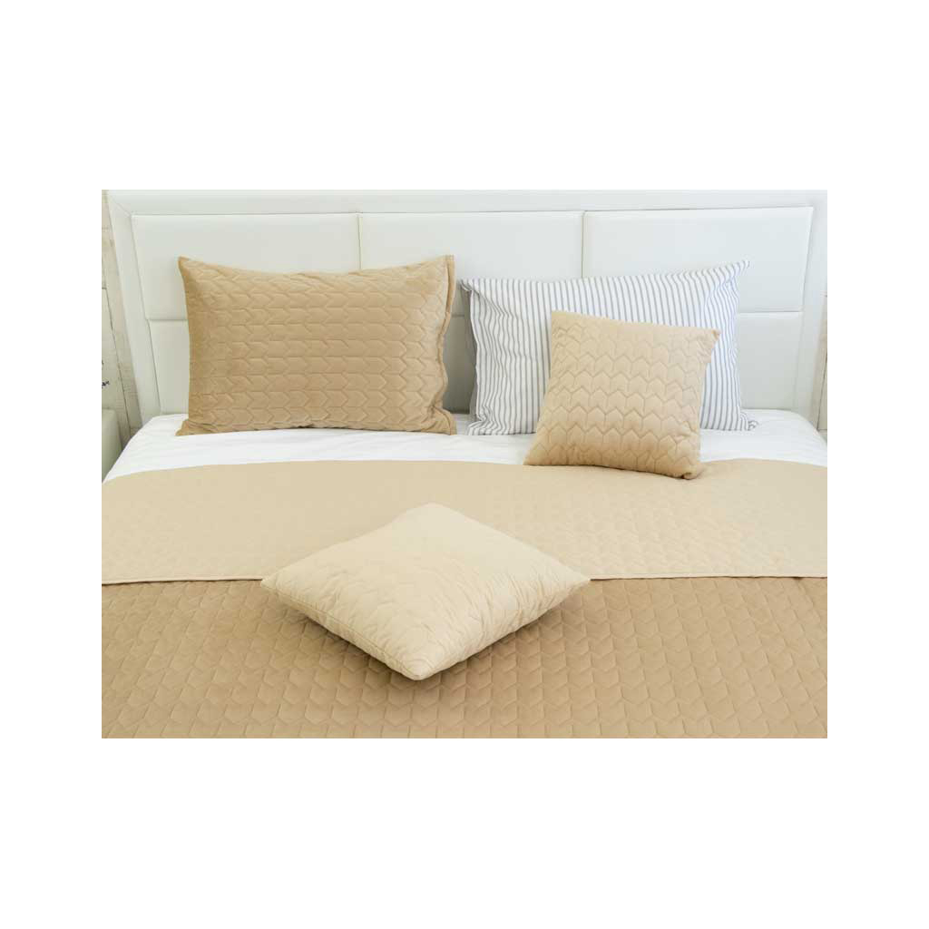 Покривало Руно двостороннє VeLour Бежеве 150х220 см (360.55_Beige) - зображення 5