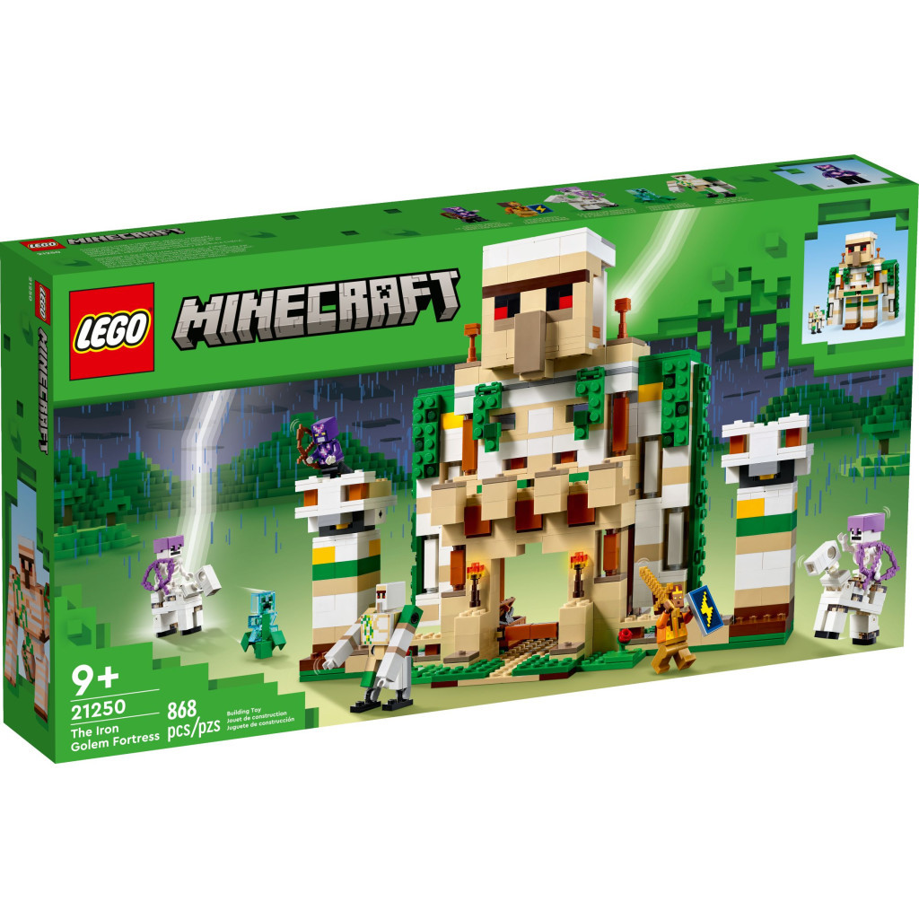 Конструктор LEGO Minecraft Фортеця «Залізний голем» 868 деталей (21250) - зображення 1