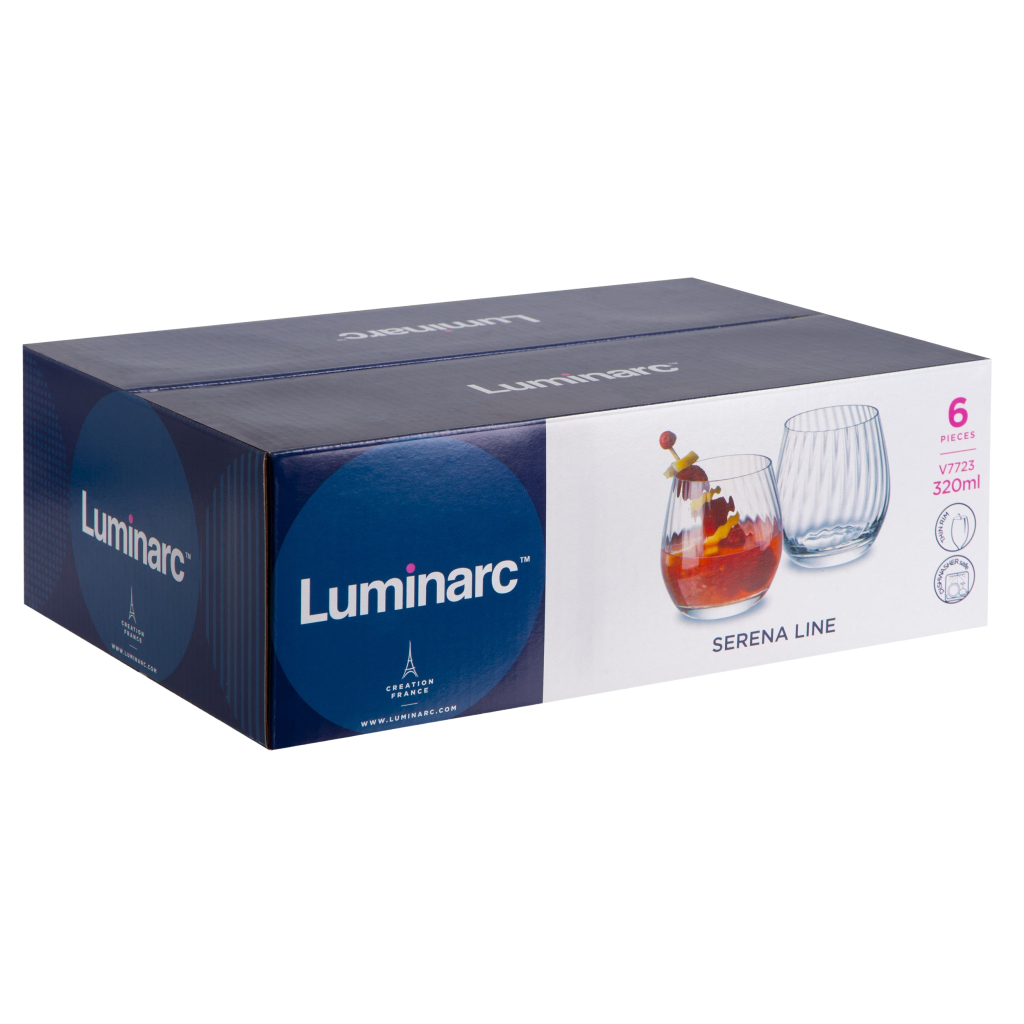Набір склянок Luminarc Serena Line 320 мл х 6 шт (V7723) - зображення 2