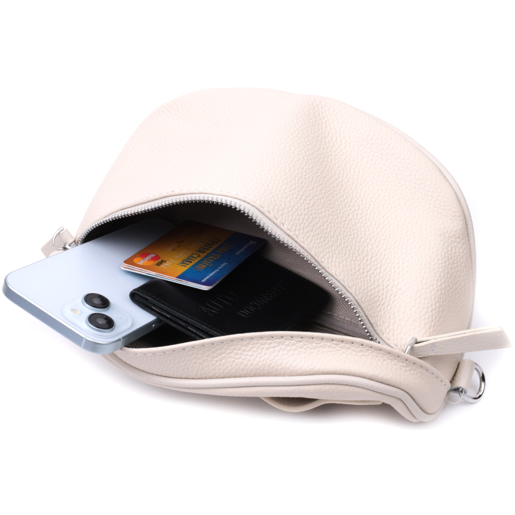 Сумка Vintage З натуральної шкіри Біла (22656) - зображення 9