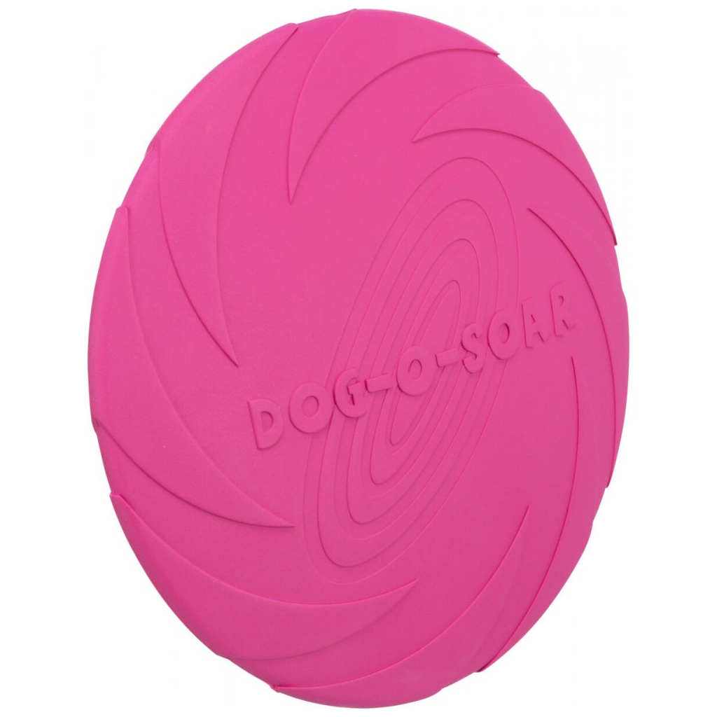 Іграшка для собак Trixie Activity Літаюча тарілка d:24 см (рожева) (4011905335032) - зображення 2
