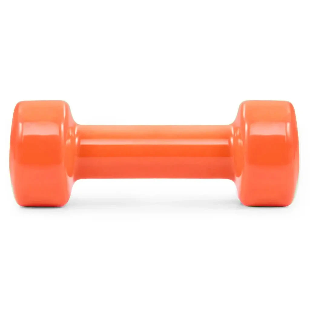 Гантель PowerPlay вінілові 4125 Achilles 2 х 4 кг Помаранчеві (PP_4125_4kg_2in) - зображення 2