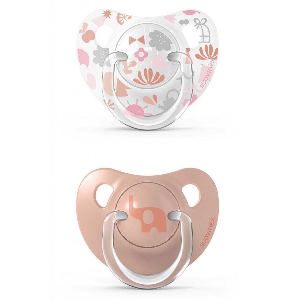 Пустушка Suavinex Memories історії малюків 6-18 міс. 2 шт. помаранчева (307155) - зображення 1