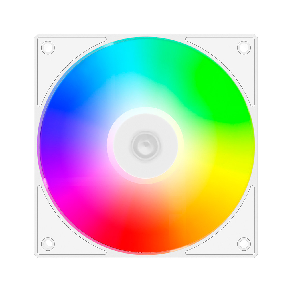 Кулер до корпусу ID-Cooling AS-120-ARGB-W TRIO - зображення 2
