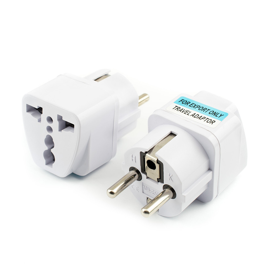 Перехідник Atcom UK/US-розетка - Евро-вилка (17441) - зображення 1