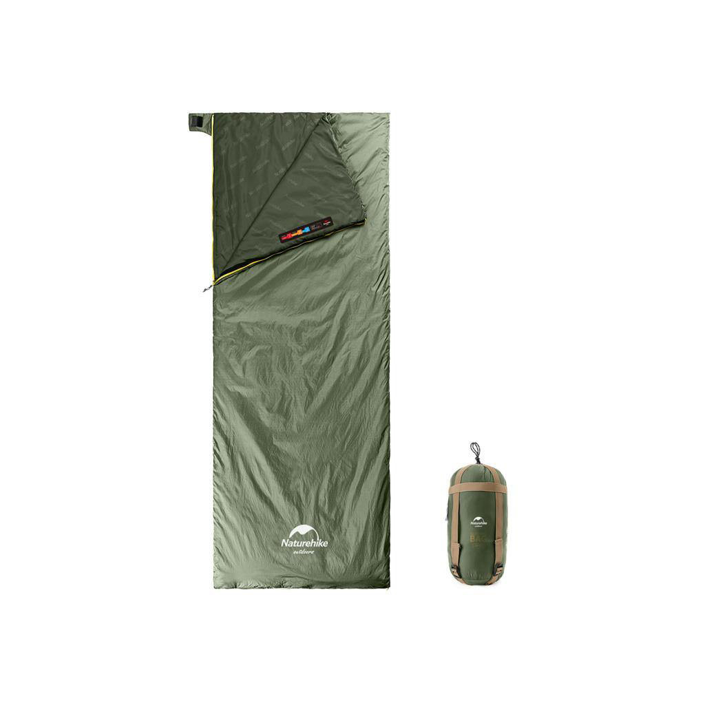 Спальний мішок Naturehike Summer LW180 NH21MSD09 M Light Green (6927595777930) - зображення 1