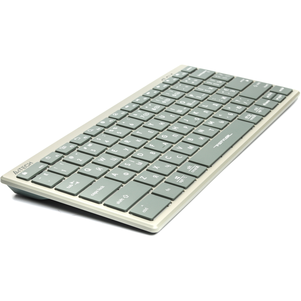 Клавіатура A4Tech FBX51C Wireless/Bluetooth Matcha Green (FBX51C Matcha Green) - зображення 3