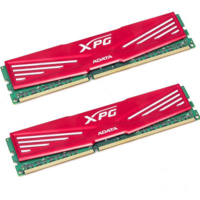 Модуль пам'яті для комп'ютера DDR3 16GB (2x8GB) 1600 MHz XPG HS Red ADATA (AX3U1600W8G9-DR) - зображення 2