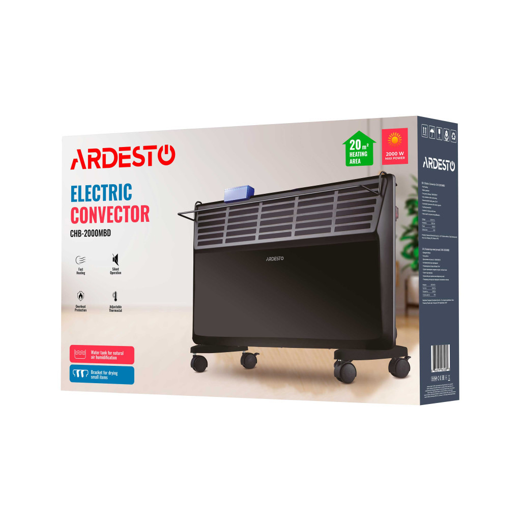 Обігрівач Ardesto CHB-2000MBD - зображення 4