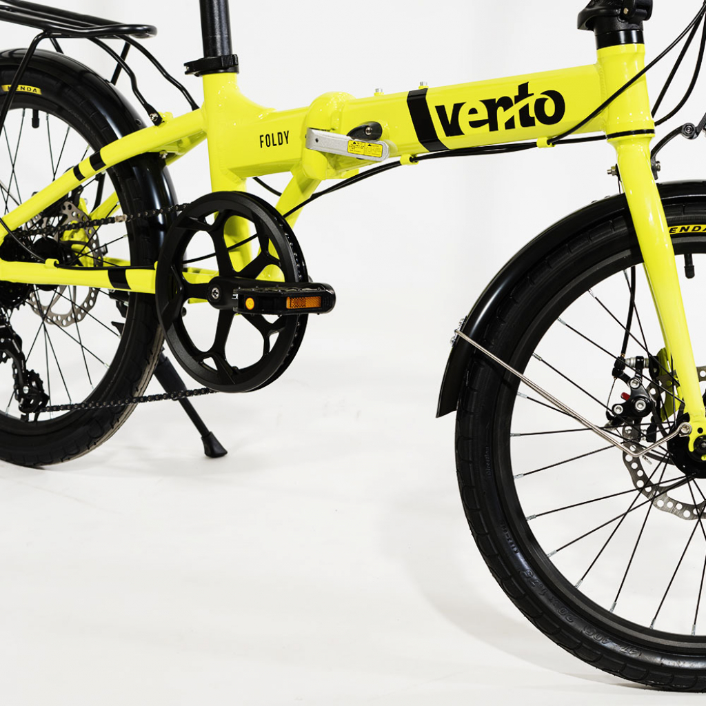 Велосипед Vento Foldy 20" OneSize 2021 Yellow Gloss (117491) - зображення 6