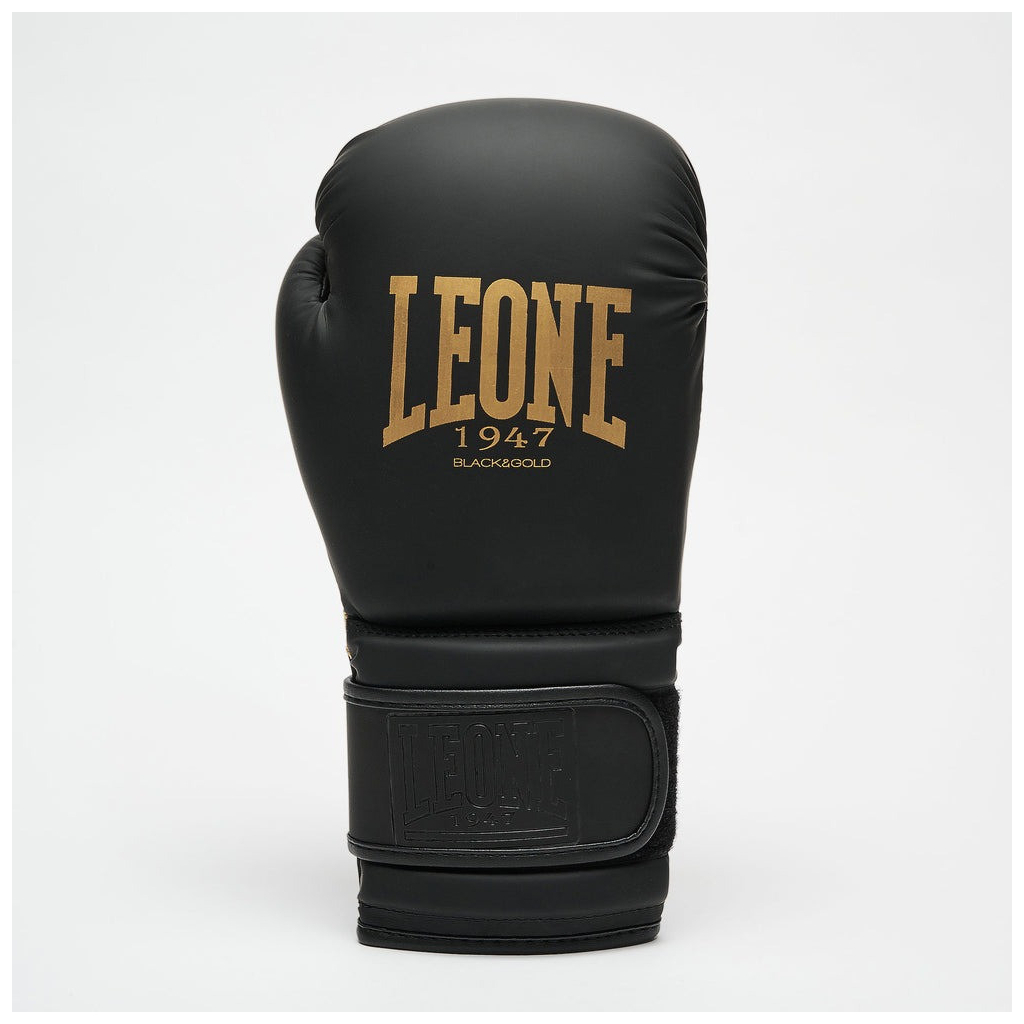 Боксерські рукавички Leone GN059D Black/Gold 10 унцій (GN059D_Bl/Gold_10oz) - зображення 4
