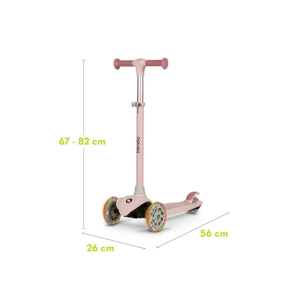 Самокат Lionelo Jessy Pink/Rose (LOE-JESSY PINK ROSE) - изображение 5