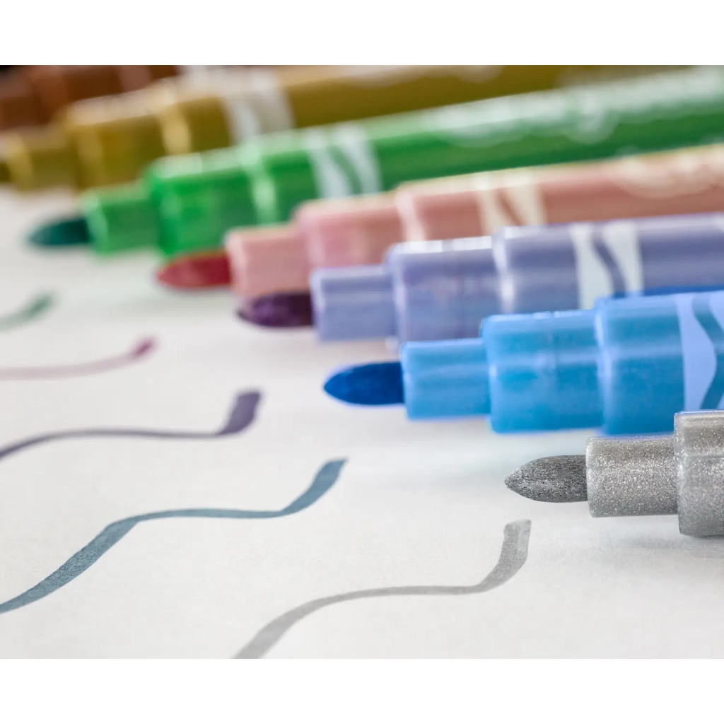 Фломастери Crayola Metallic, 6 шт (58-8828) - зображення 4