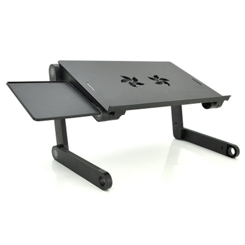Столик для ноутбука Ritar Laptop Table 430*275mm 2*USB FAN (LV-DN01 / 19991) - зображення 2
