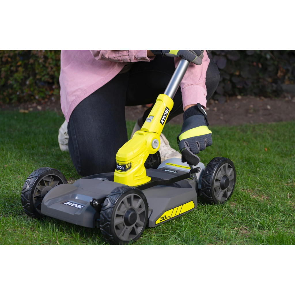 Тример садовий Ryobi RY18LMC30A-0 ONE+ 18В, 30см, висота 38-75мм, EasyEdge телескоп.штанга, 6.4кг (без АКБ та ЗП) (5133005917) - изображение 2