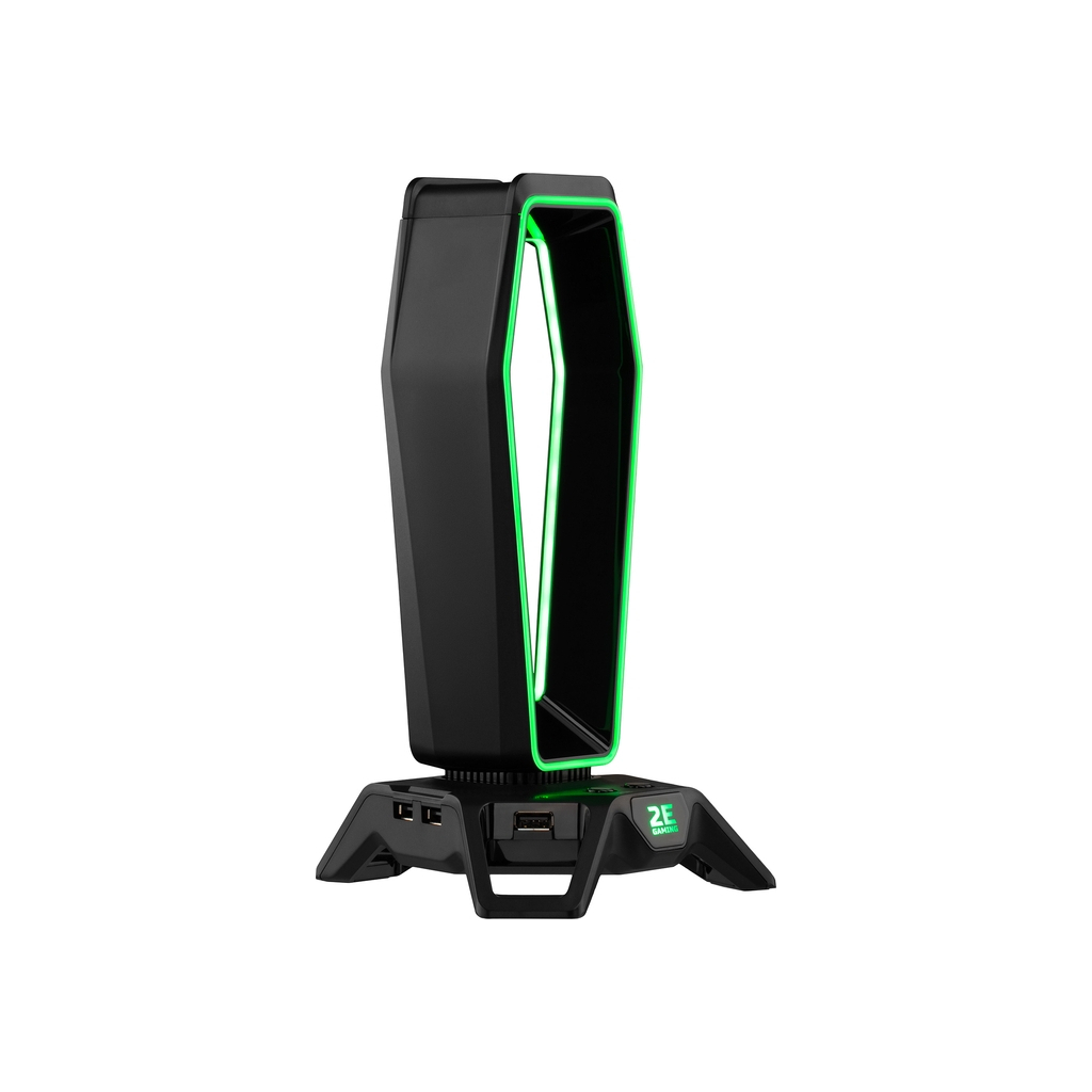 Підставка для гарнітури 2E Gaming GST330 RGB 7.1 USB Black (2E-GST330UB) - изображение 3