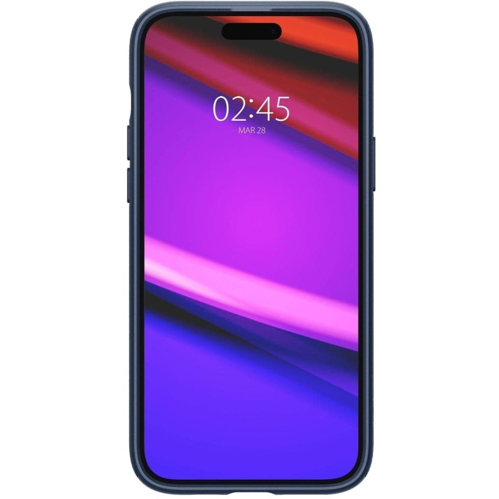 Чохол до мобільного телефона Spigen Apple iPhone 15 Plus Mag Armor MagFit Navy Blue (ACS06672) - изображение 2