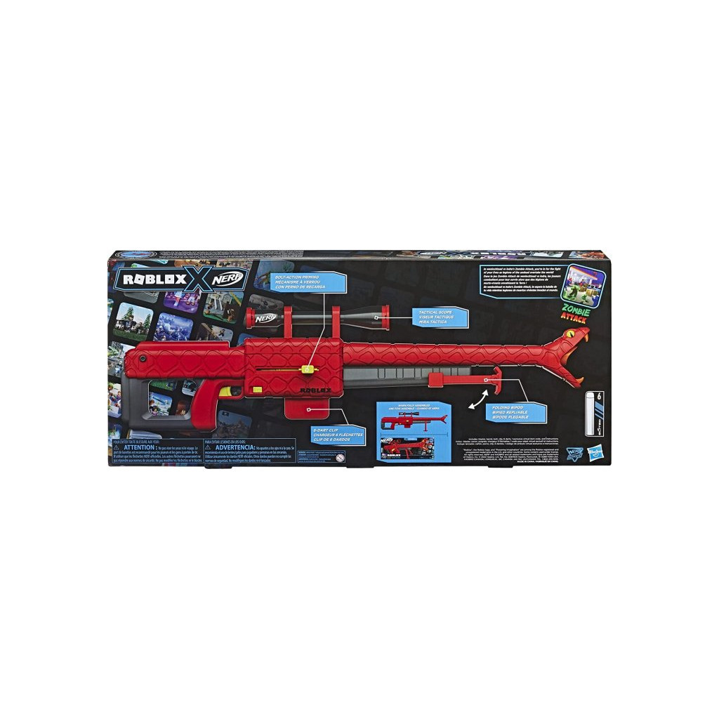 Іграшкова зброя Hasbro Nerf Roblox Zombie Attack: Viper Strike (F5483) - зображення 2