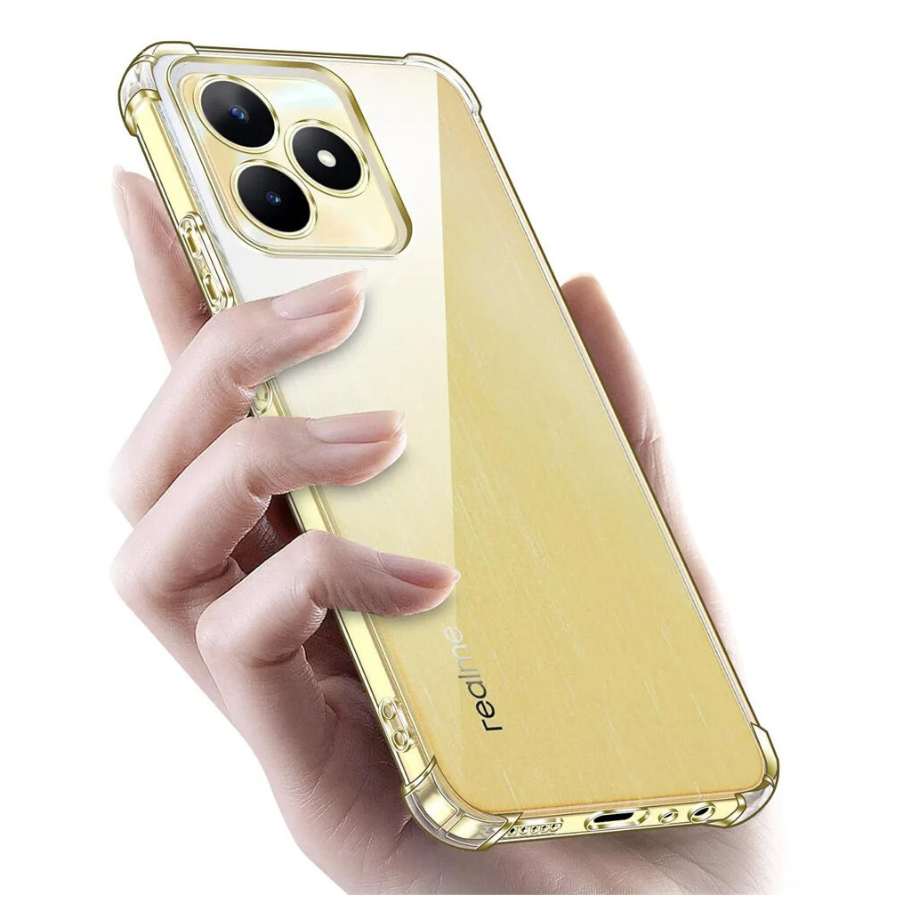 Чохол до мобільного телефона BeCover Anti-Shock Realme Note 50 Clear (711173) - зображення 3