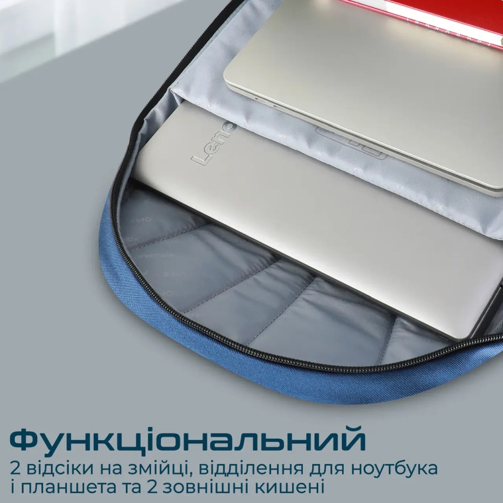 Рюкзак для ноутбука Promate 15.6" Birger blue (birger.blue) - зображення 5