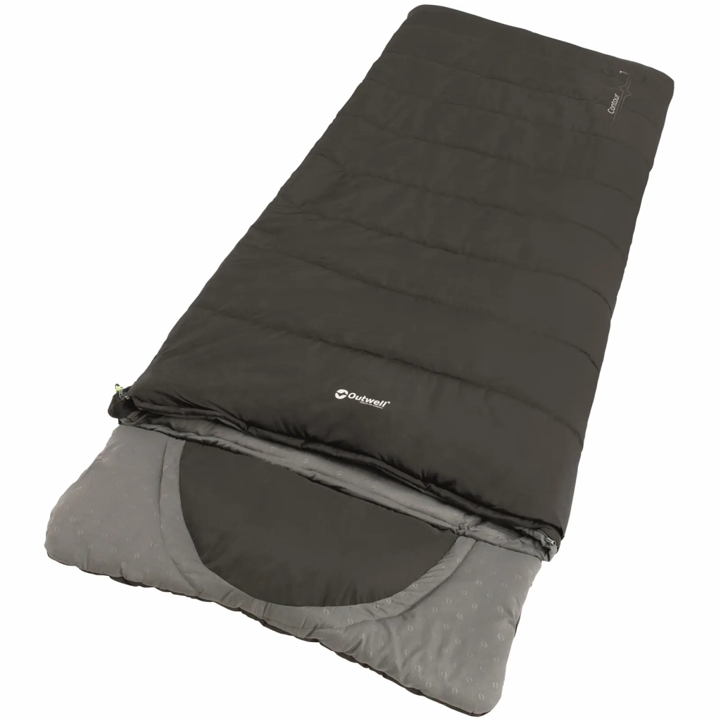 Спальний мішок Outwell Contour Reversible +2C Midnight Black Left (928748) - зображення 1