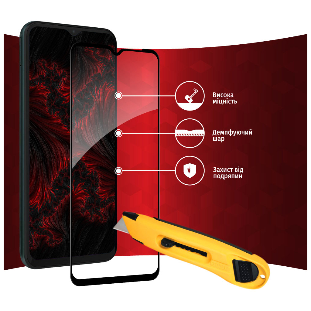 Скло захисне Intaleo Full Glue Samsung M13 (1283126544958) - зображення 4