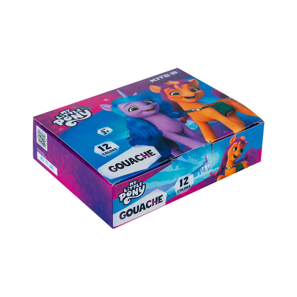 Гуашеві фарби Kite My Little Pony 12 кольорів, 20 мл (LP23-063) - зображення 1