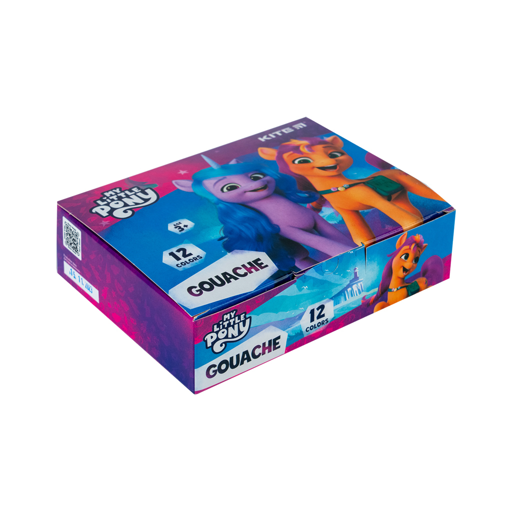 Гуашеві фарби Kite My Little Pony 12 кольорів, 20 мл (LP23-063) - зображення 1