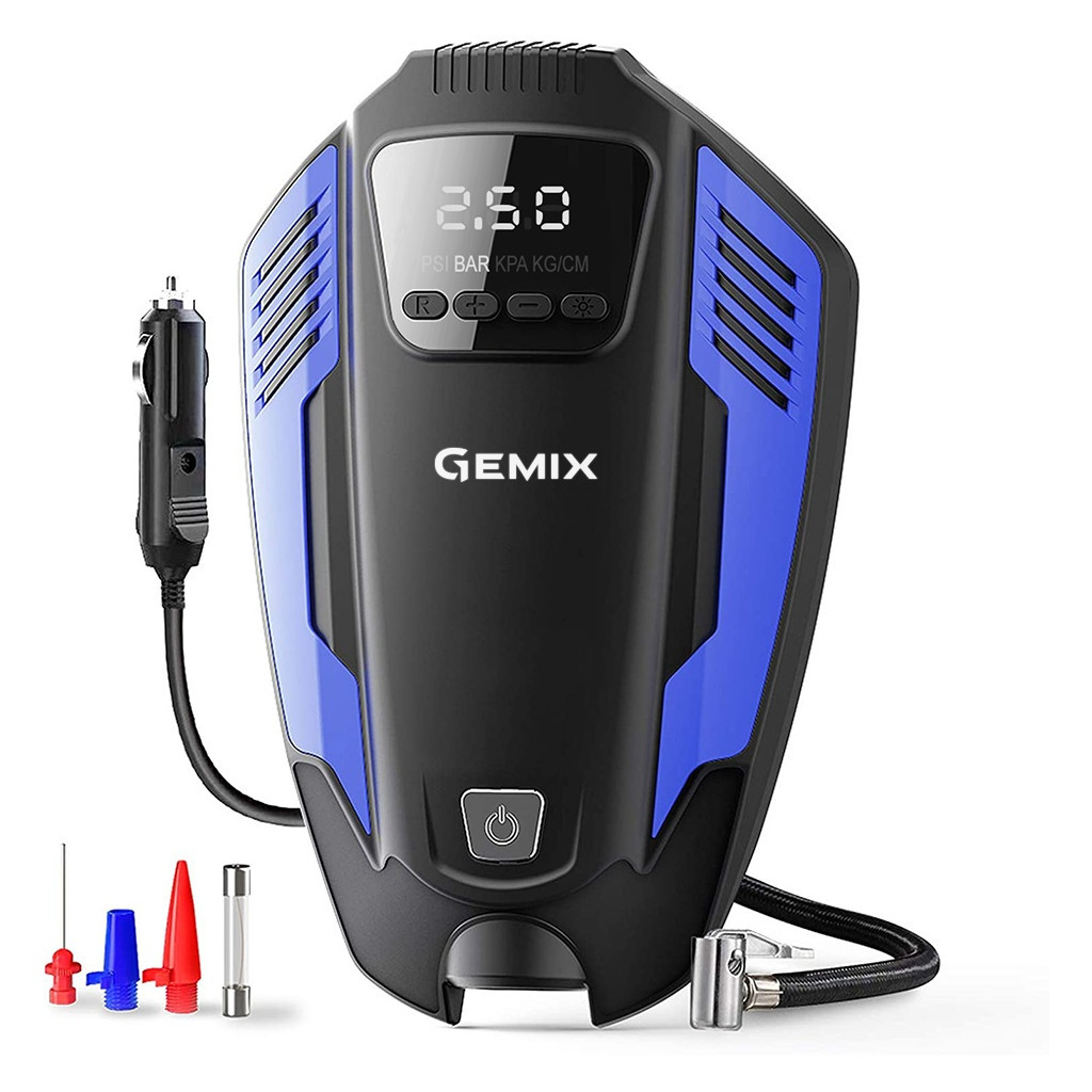 Автомобільний компресор Gemix Model E black/blue (10700096) - зображення 2